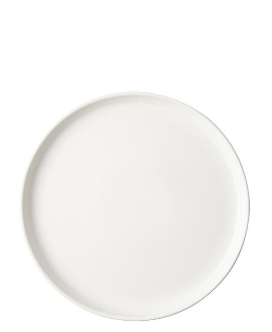 Omada Flat Stackable Dinner Plate - White