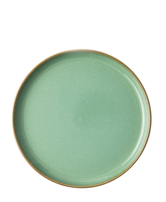 Omada Flat Stackable Dinner Plate - Green