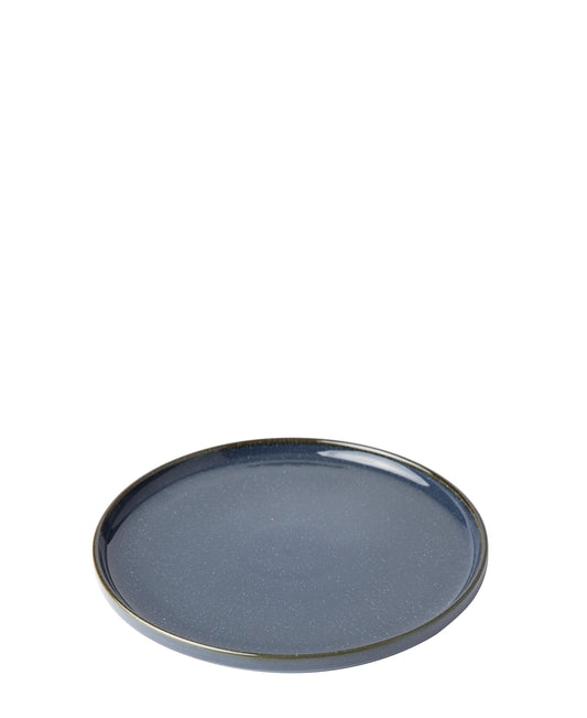 Omada Flat Stackable Dinner Plate - Blue