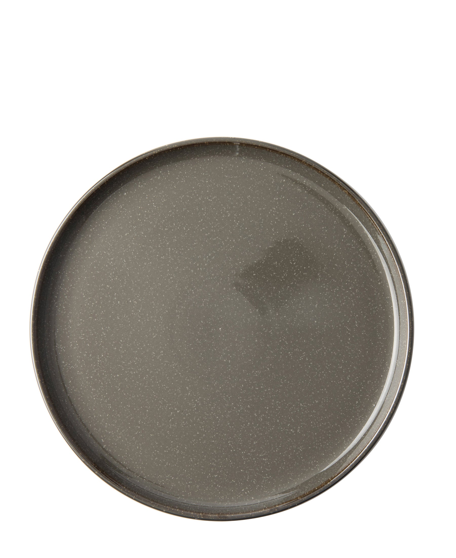 Omada Flat Stackable Dinner Plate - Grey