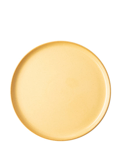 Omada Flat Stackable Dinner Plate - Mustard