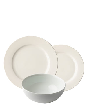 Omada Porcelain 12 Piece Dinner Set - White