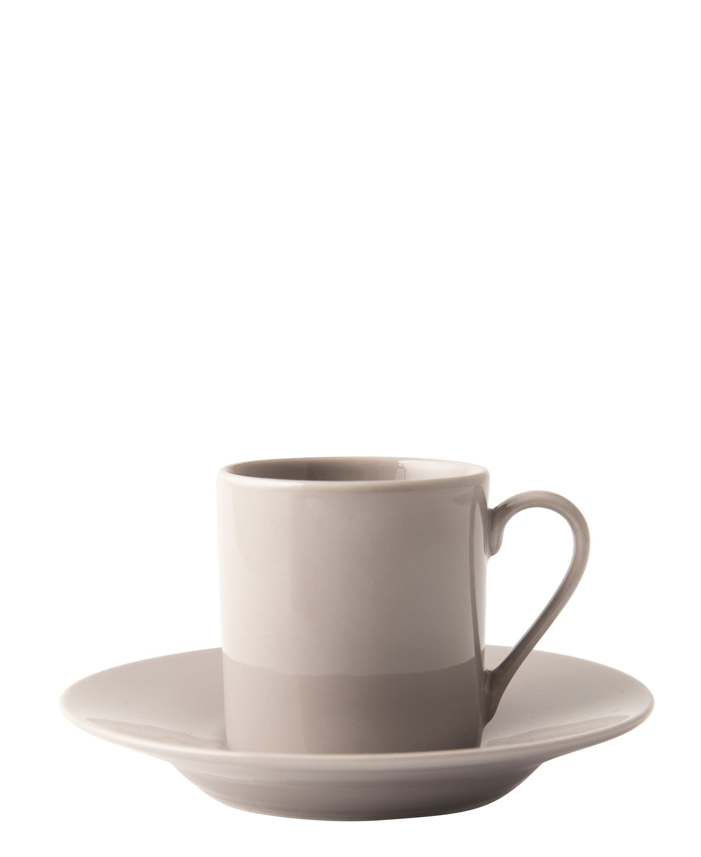 Omada Maxim Espresso Cup & Saucer 4 Piece - Light Grey