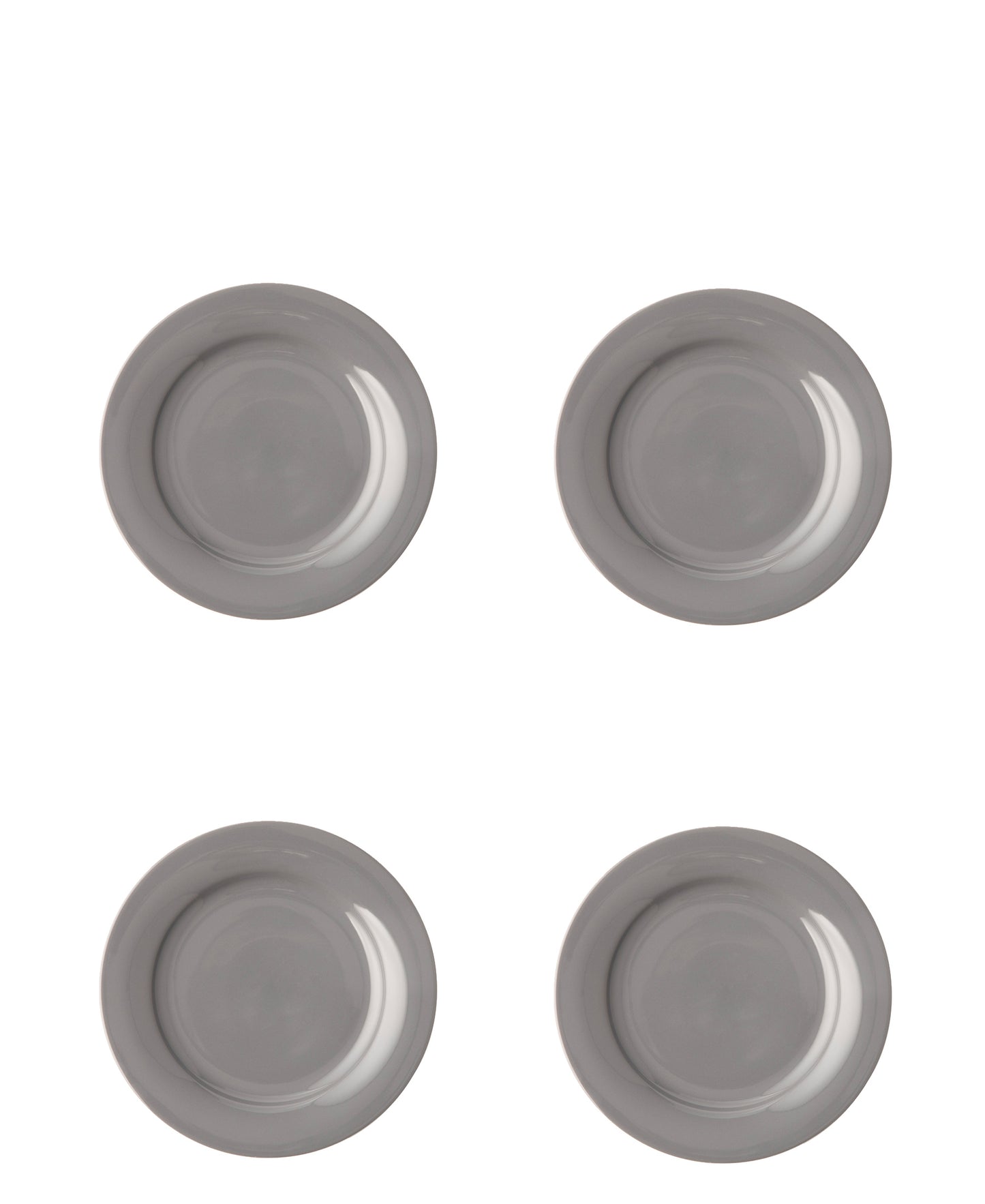 Omada Maxin 4 Piece Side Plate - Dark Grey