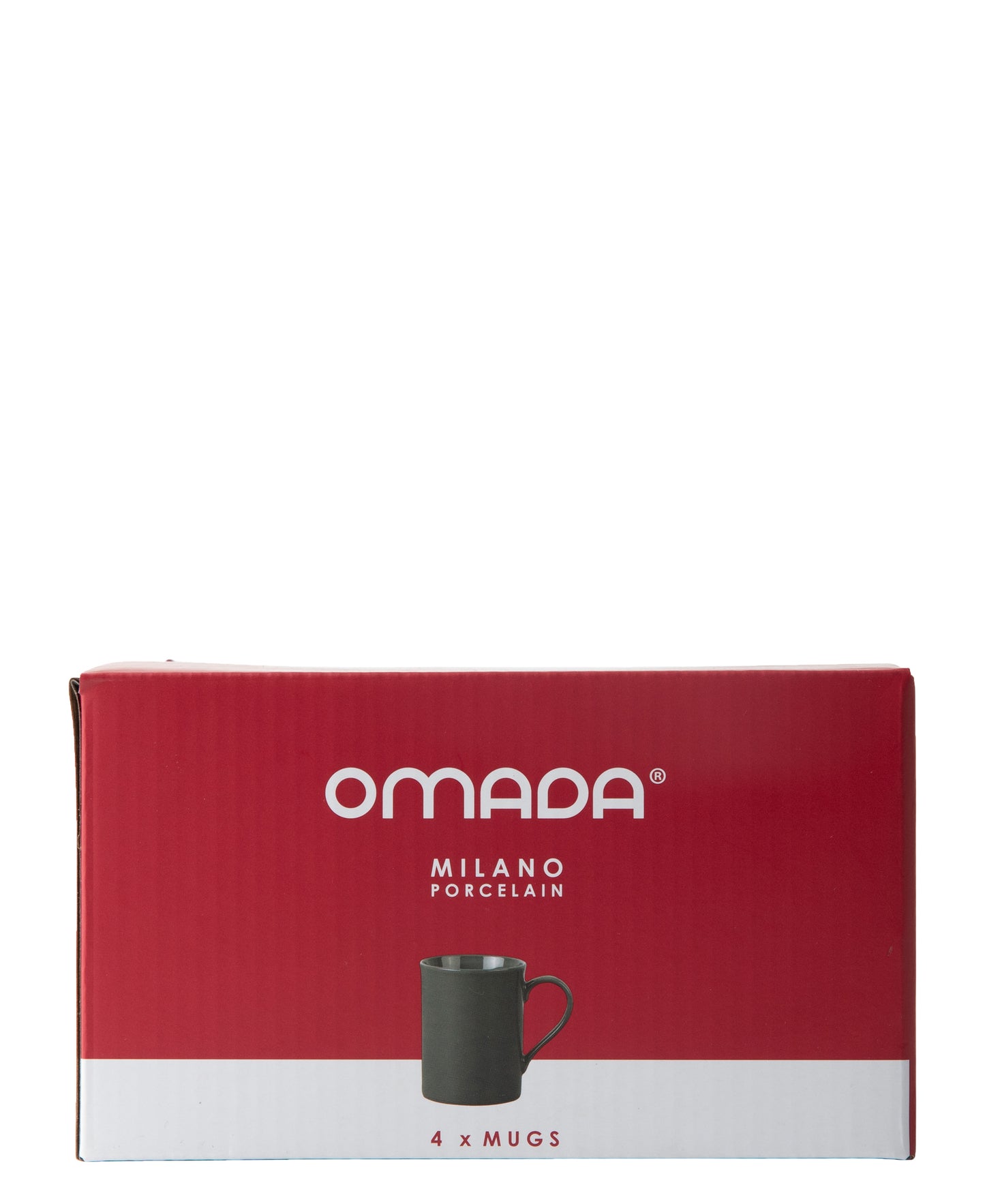 Omada Maxim 250ml 4 Piece Mug - Dark Grey