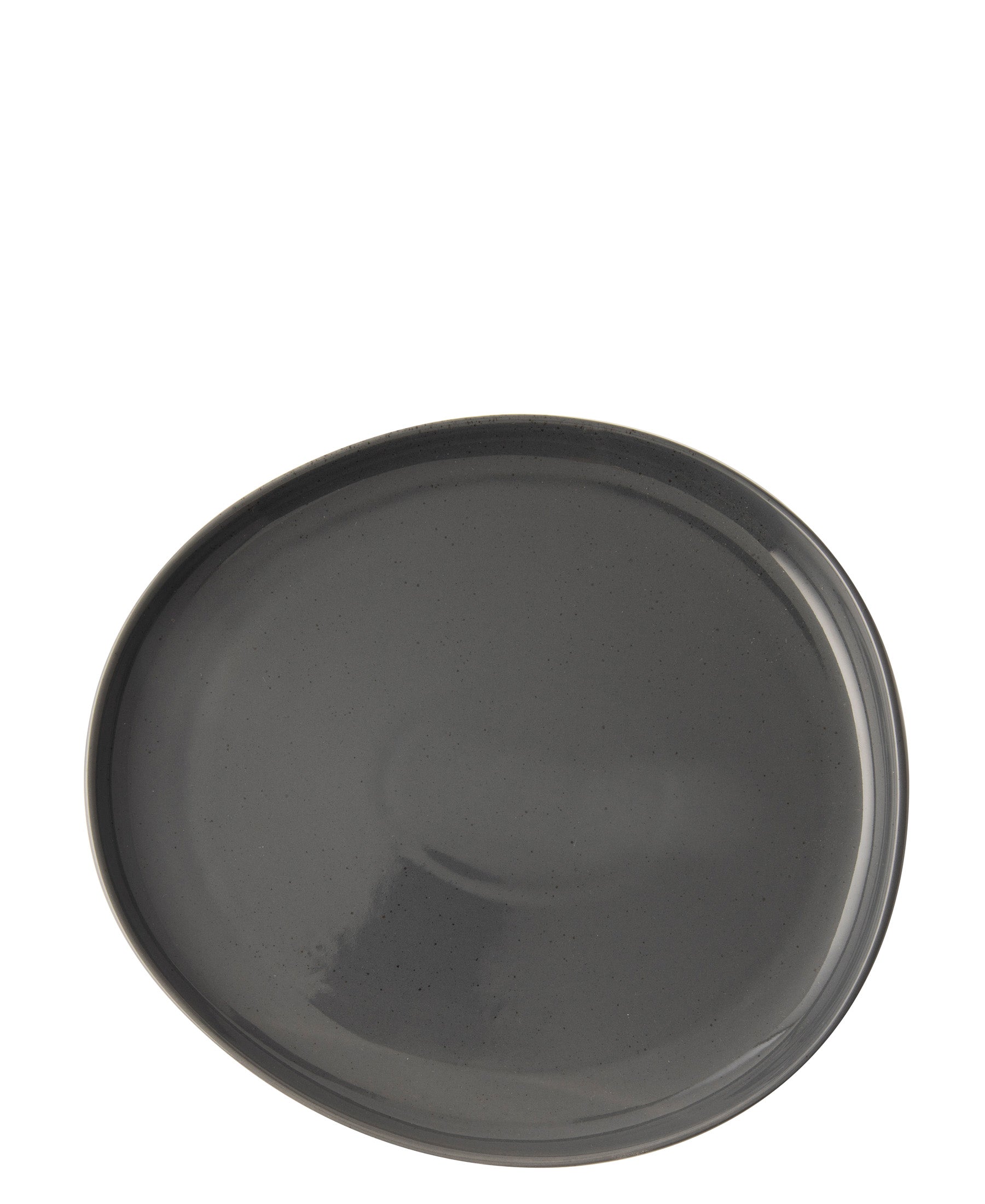Omada Irregular 27cm Dinner Plate - Dark Grey