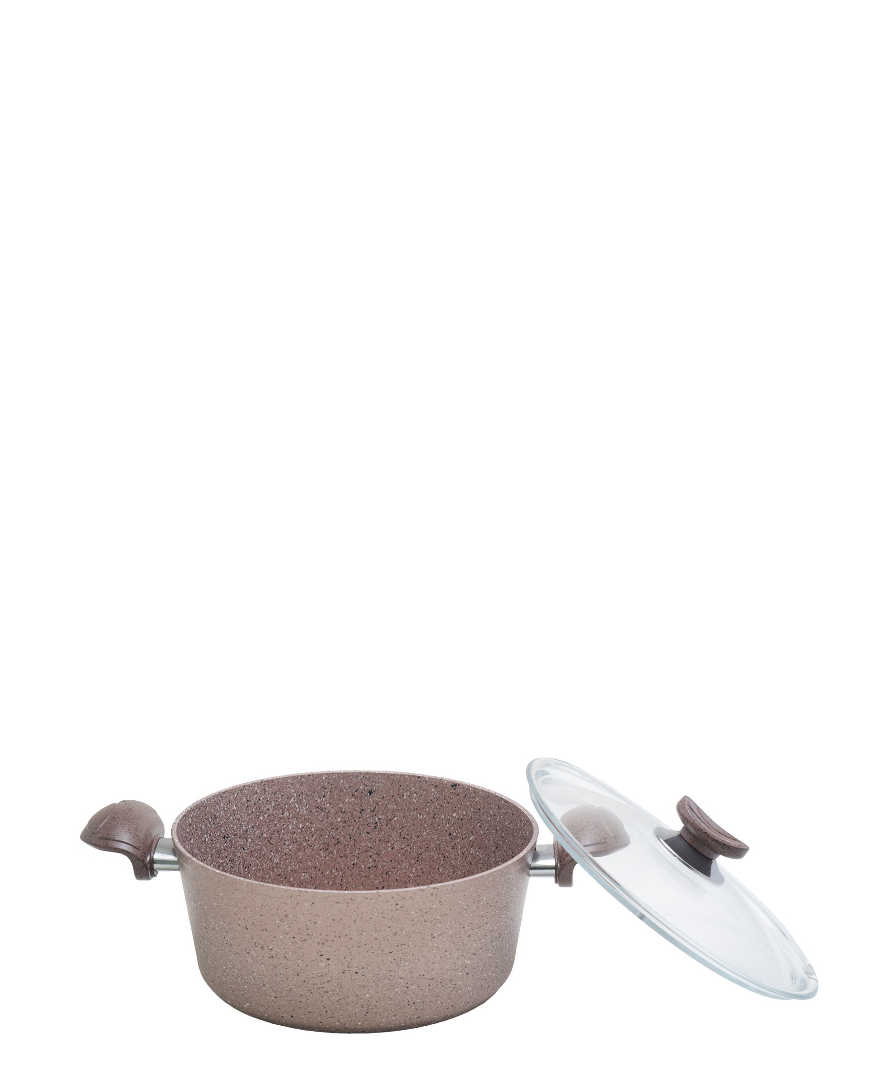OMS 7 Piece Granite Cookware Pot Set - Beige