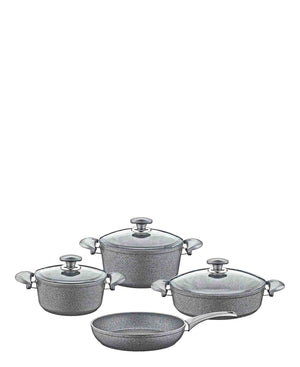 OMS 7 Piece Induction Cookware Set - Grey