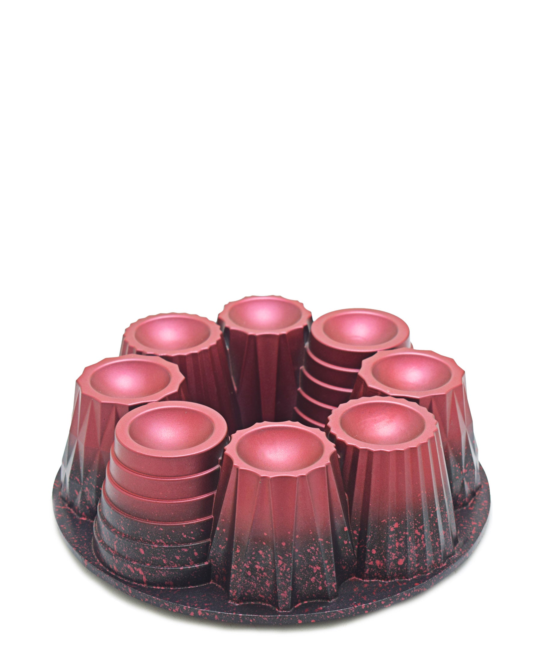 OMS Granite Muffin & Cup Cake Mould - Red