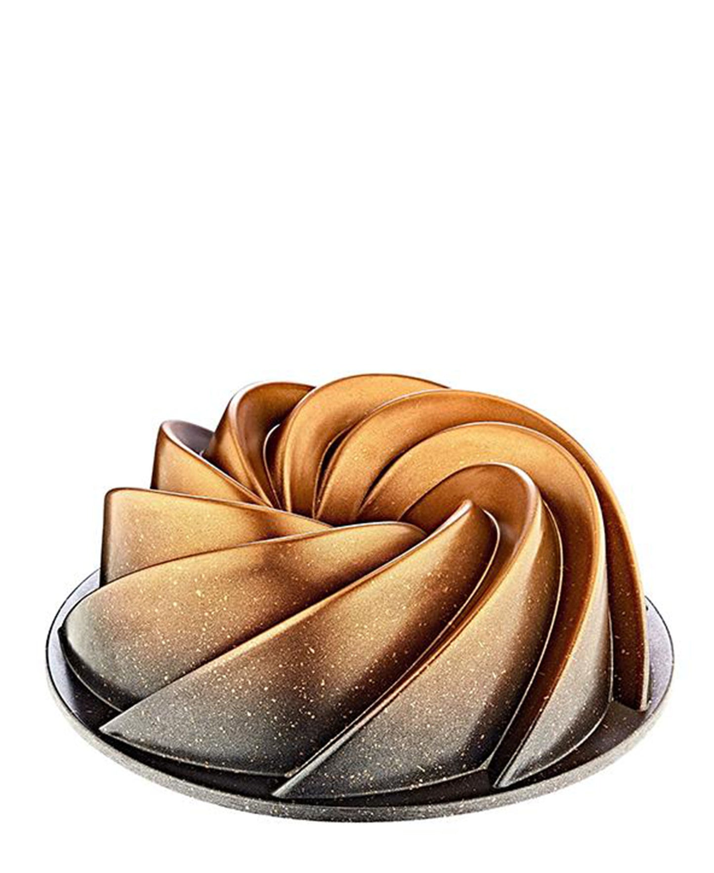 OMS Swirl 26cm Bundt Baking Pan Gold