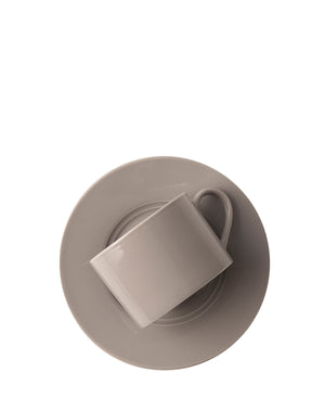 Omada Maxim Cup & Saucer 4 Piece - Light Grey