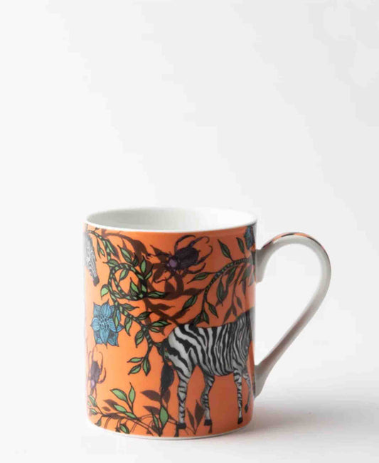 Omada Zebra Coffee Mug - Orange