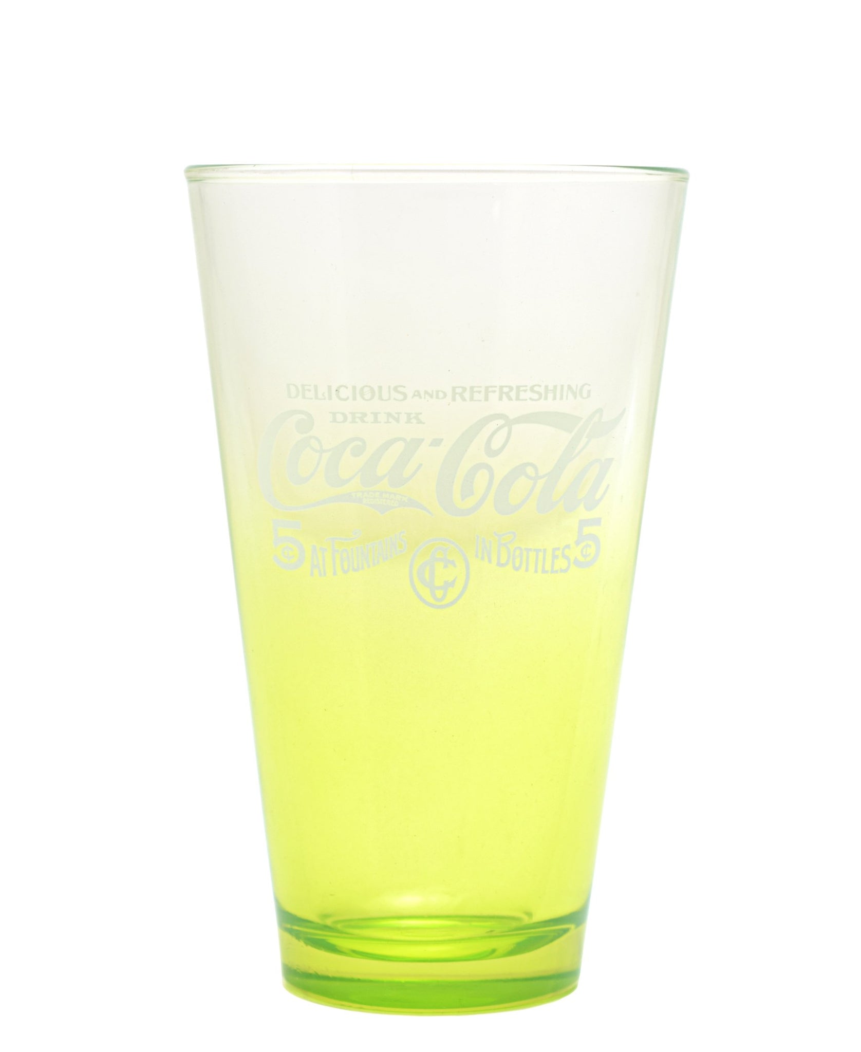 Retro Coca Cola Tumbler - Lime