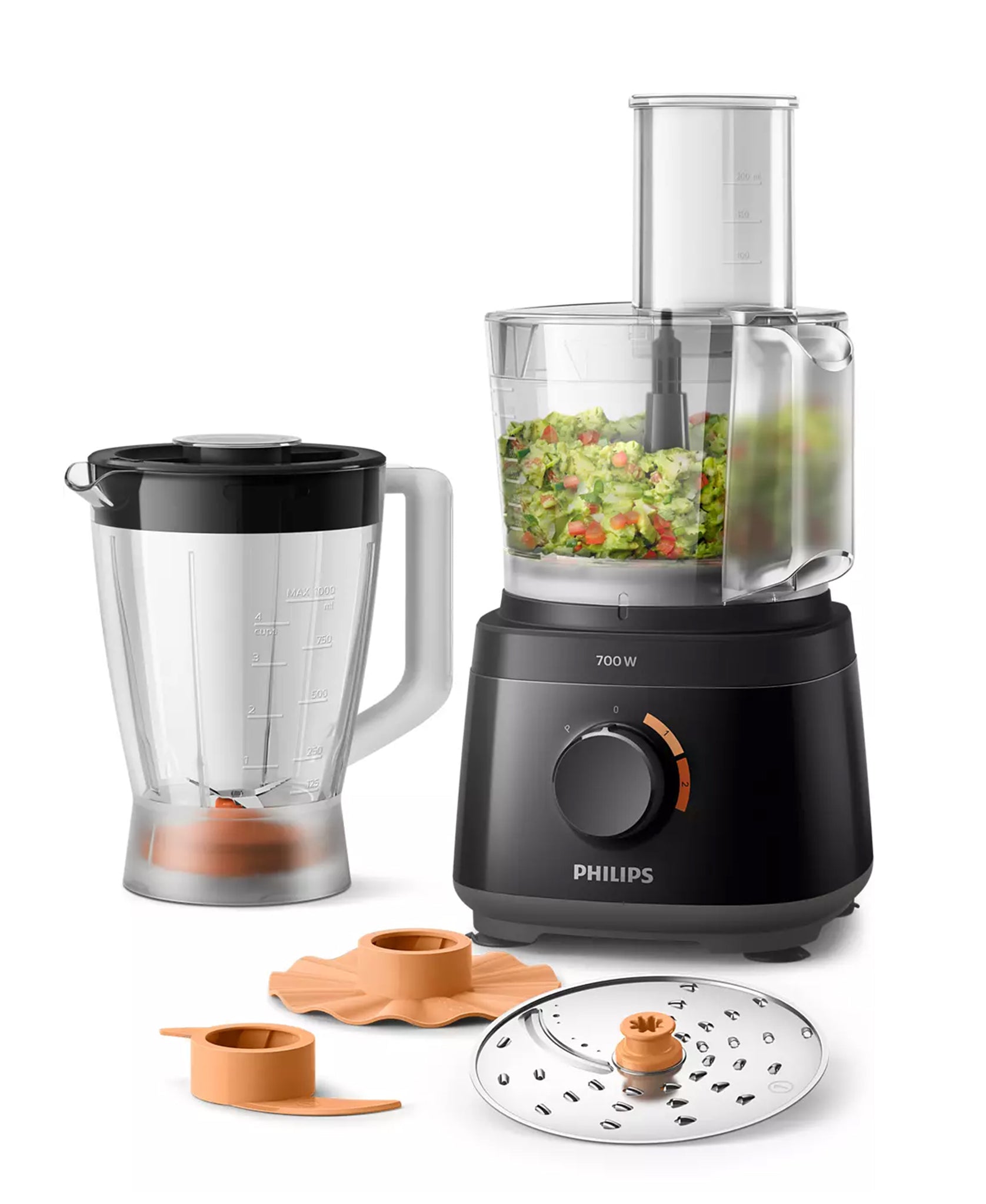 Philips Daily Collection Food Processor - Black