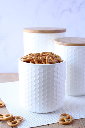 Ciroa Honeycomb Storage jar Small