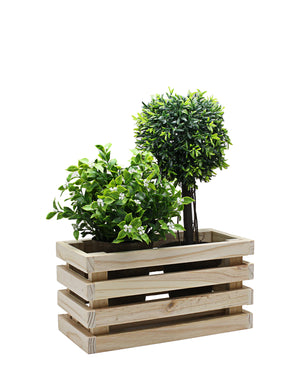 Nu Pine Small Plant Boxes Set Of 3 - Oak