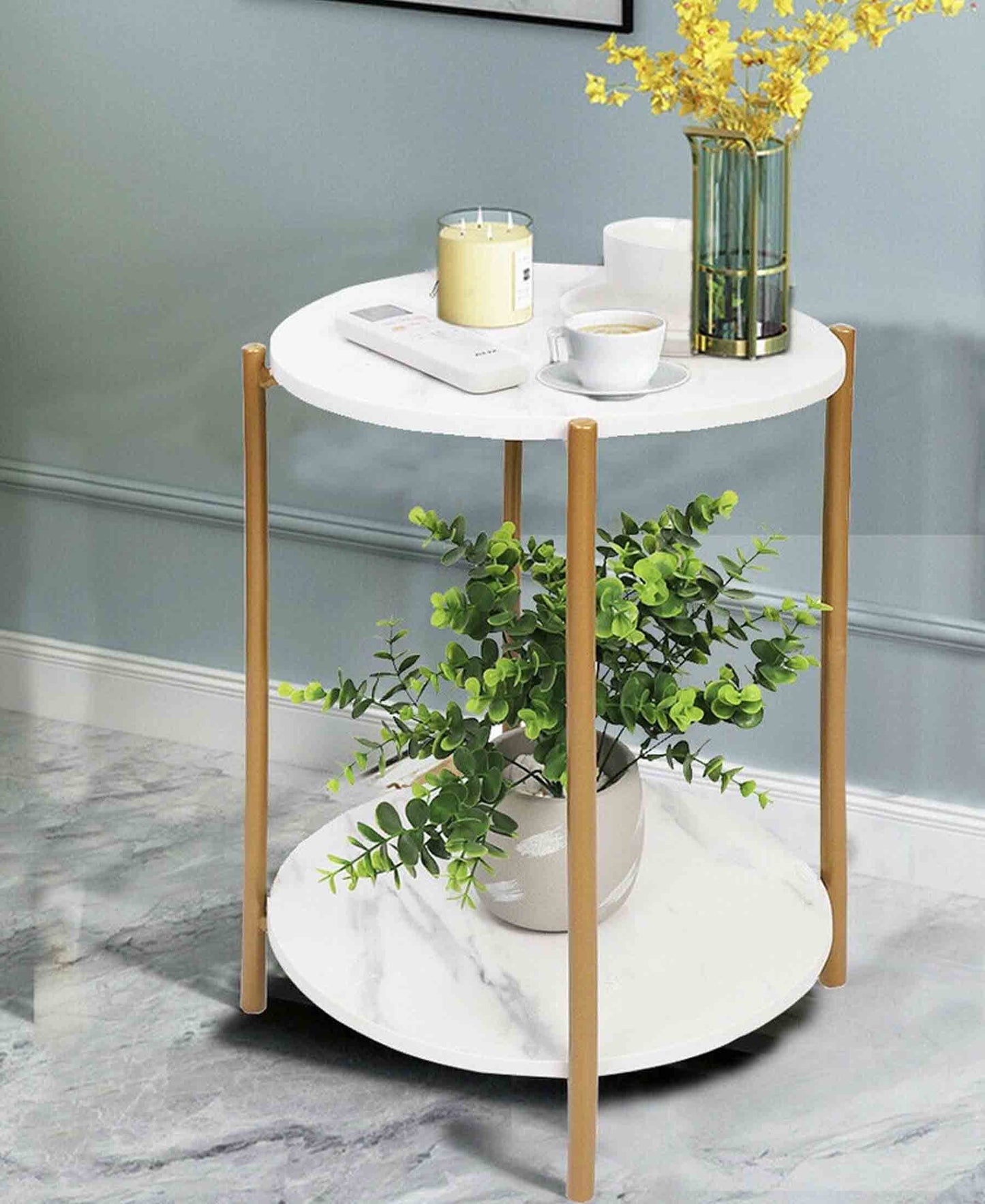 Urban Decor Potter Side Table - White