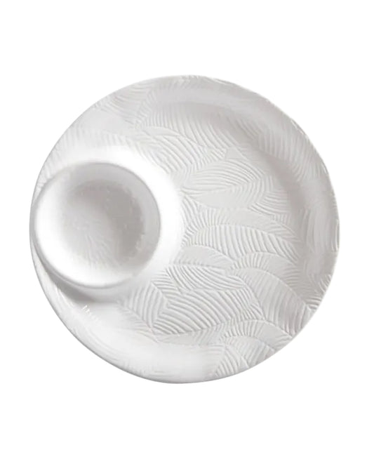 Maxwell & Williams Panama 32cm Chip & Dip Bowl - White