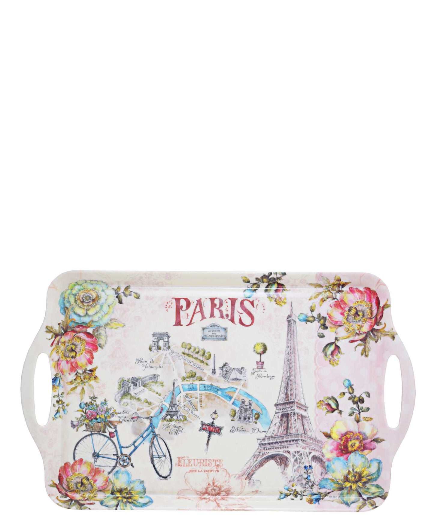 Kitchen Life Paris Tray - White