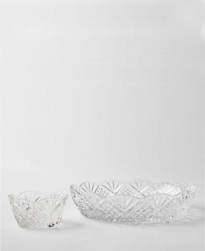 Paris Collection 2 Piece Chip & Dip - Transparent