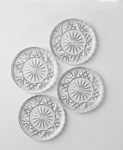 Paris Collection 4 Piece Coaster Set - Transparent