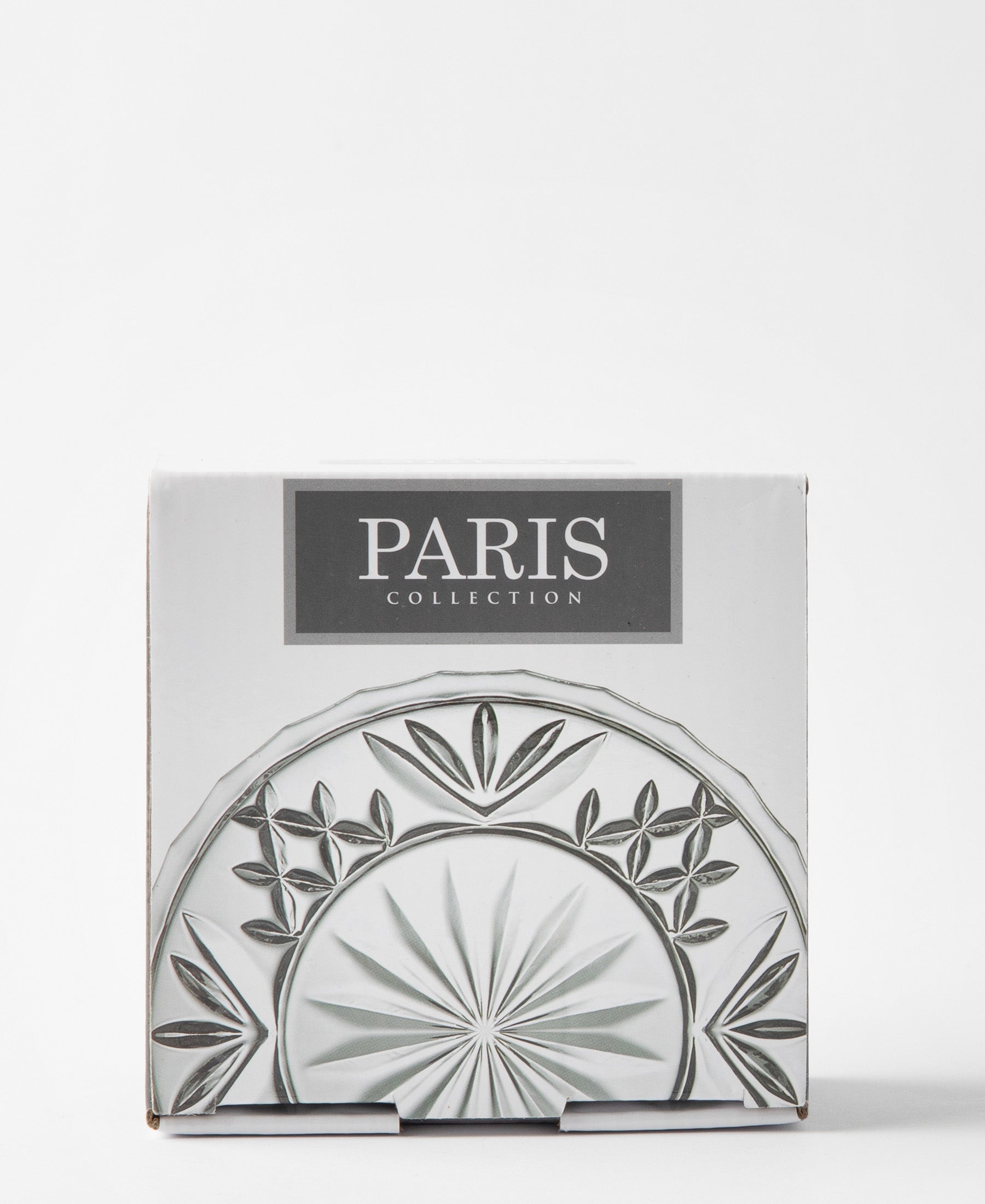 Paris Collection 4 Piece Coaster Set - Transparent