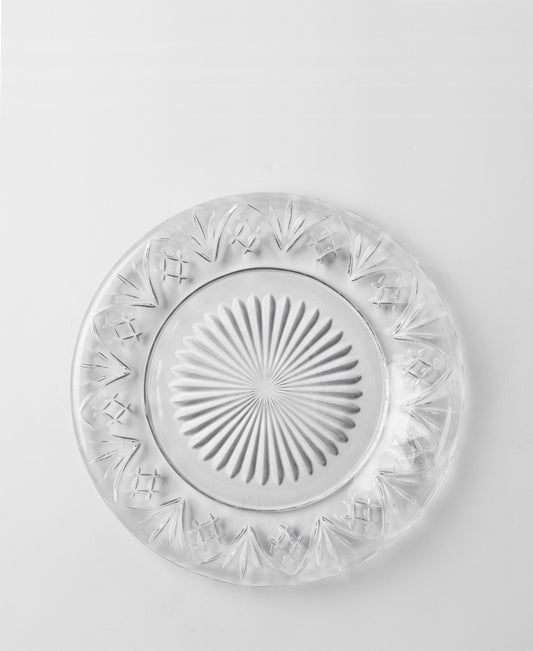 Paris Collection 4 Piece Side Plates - Transparent