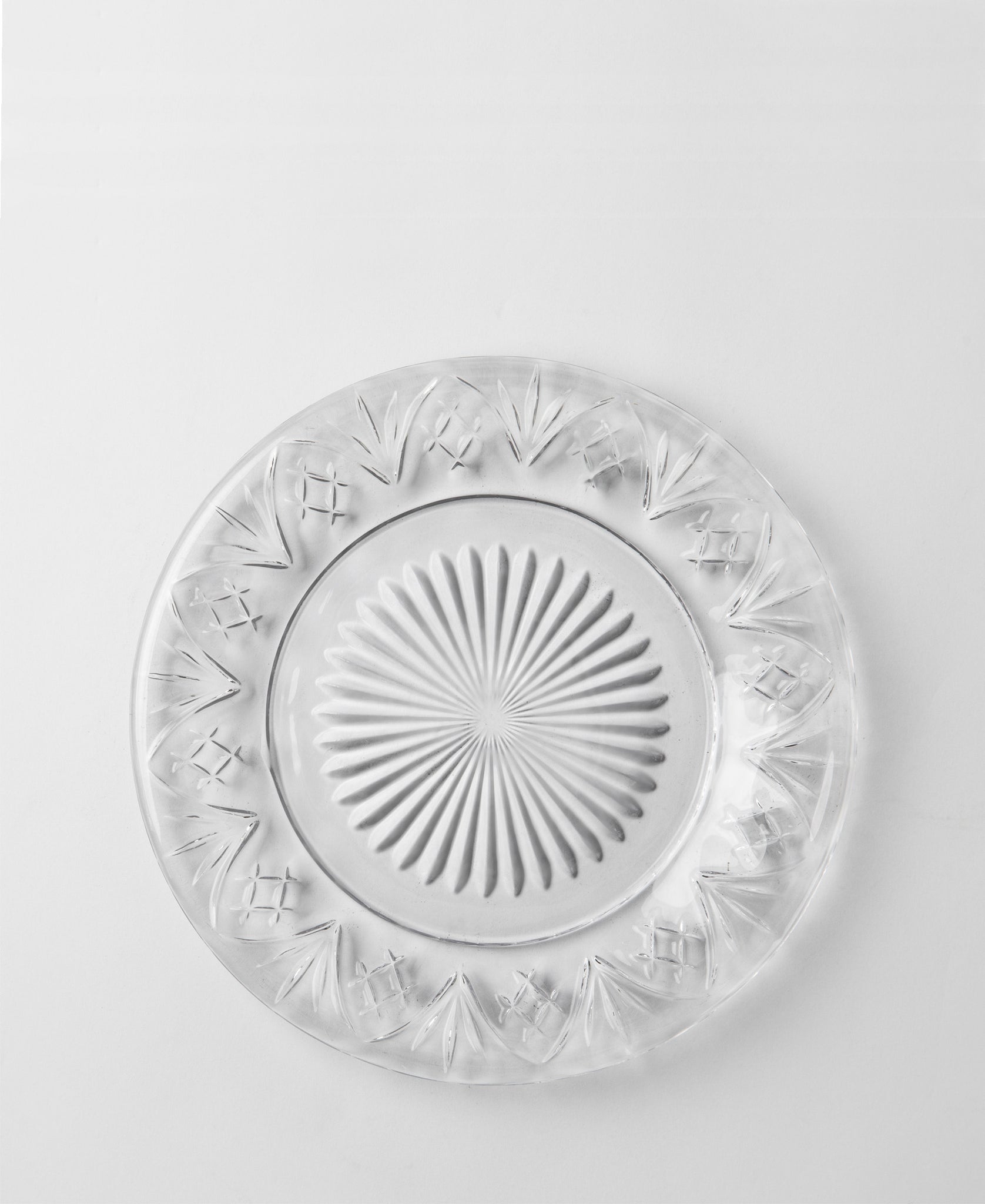 Paris Collection 4 Piece Side Plates - Transparent