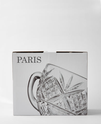Paris Collection Coffee Mug 4 Piece - Transparent