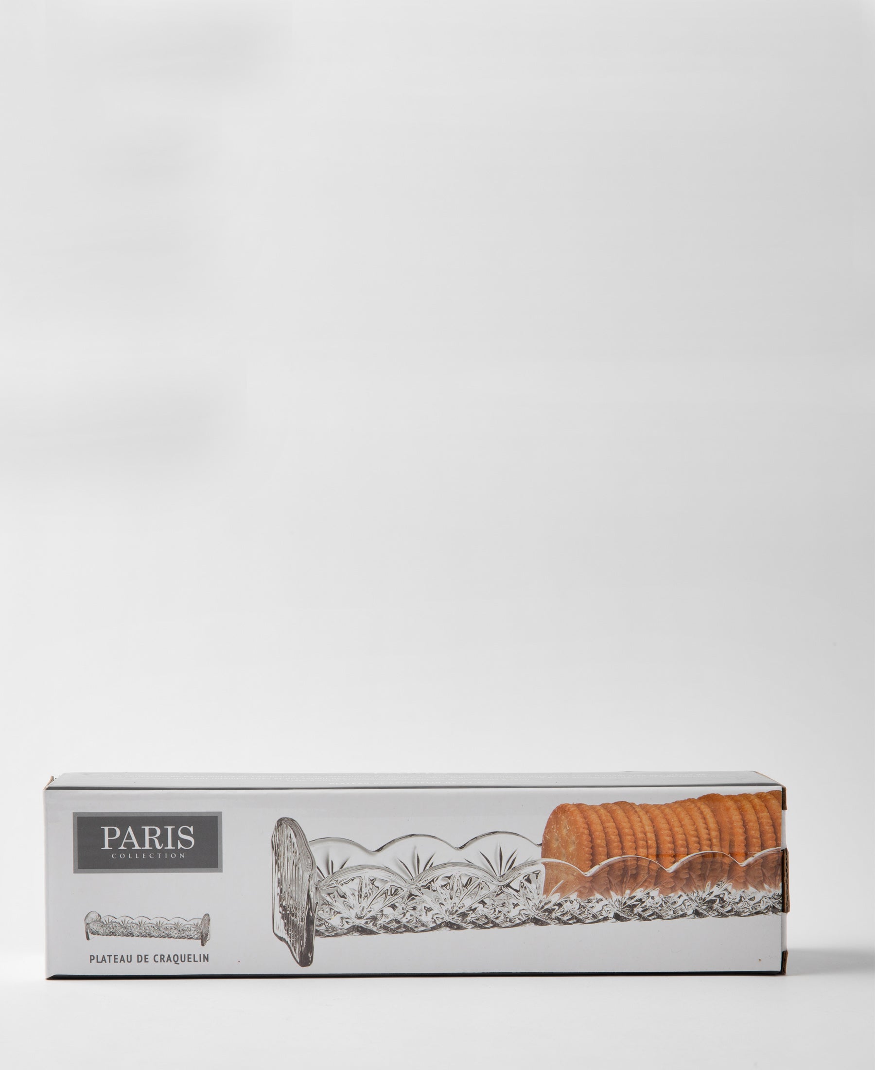 Paris Collection Cracker Tray - Transparent