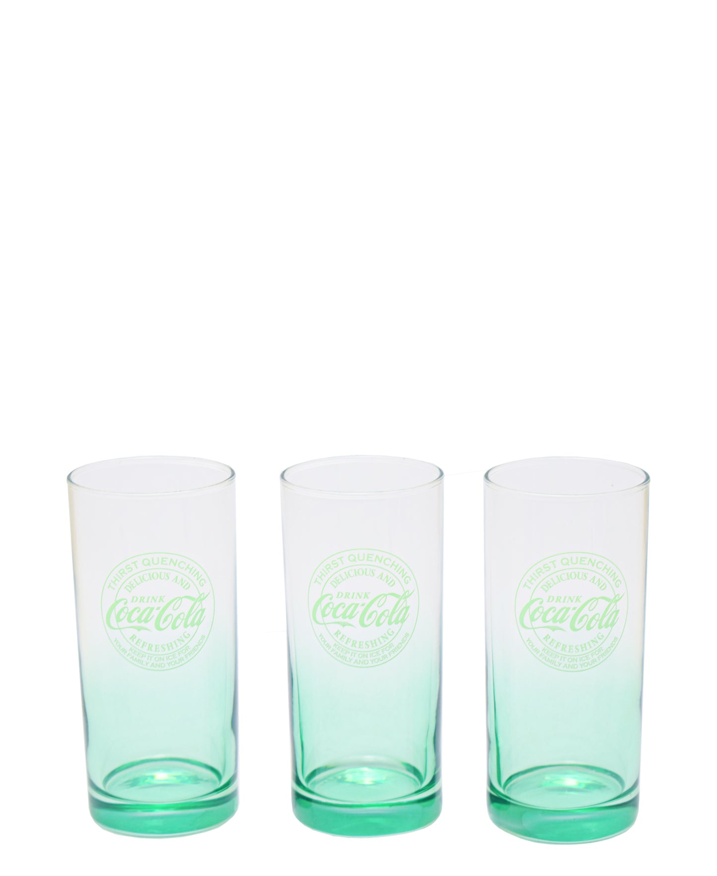 Pasabahce Coke Tumbler Set Of 3 - Green