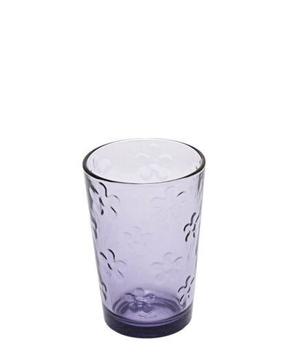 Pasabahce Flower Tumbler - Purple