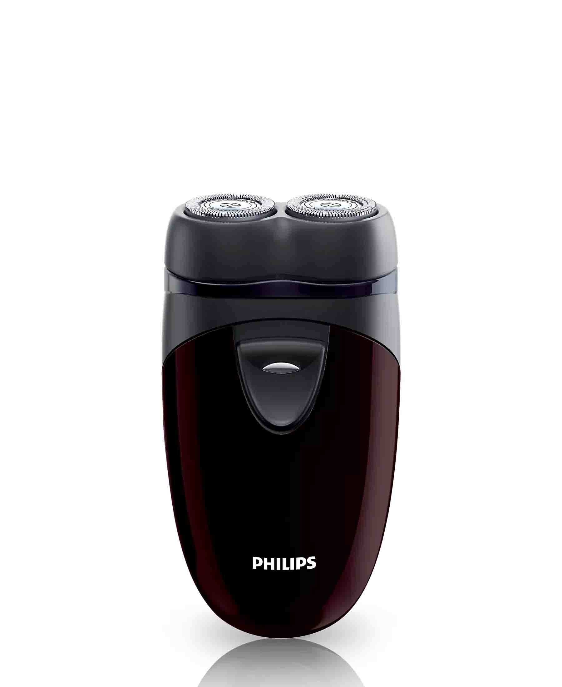 Philips Men's Electric Travel Shaver - Burgundy, Grey