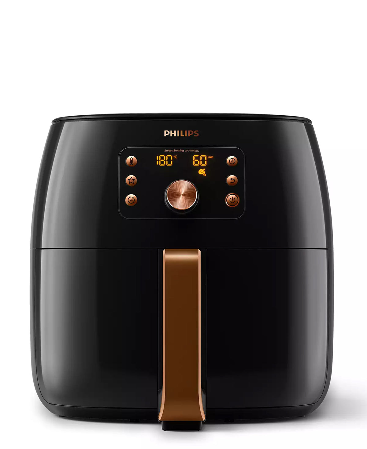 Philips XXL Twin Turbostar Air fryer Black & Rose Gold The Culinarium