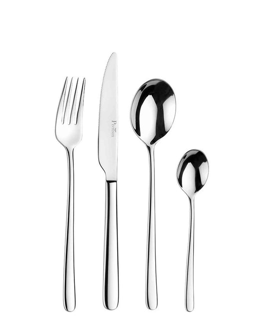 Pintinox Cutlery Set Eat 16 Piece - Silver