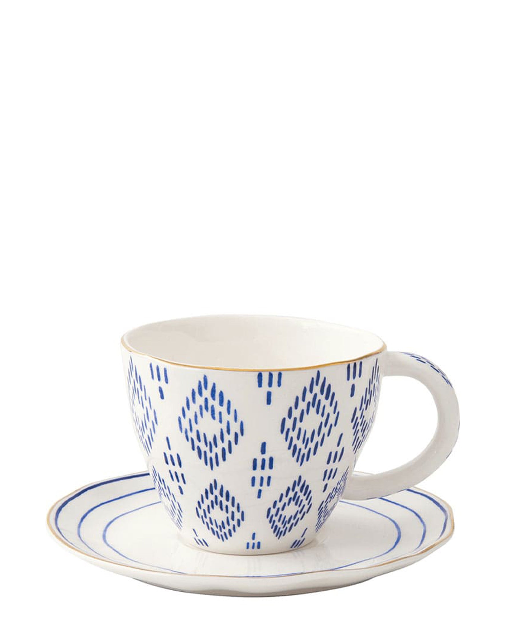 Easy Life Tea cup & saucer 280 ml Elegance - White