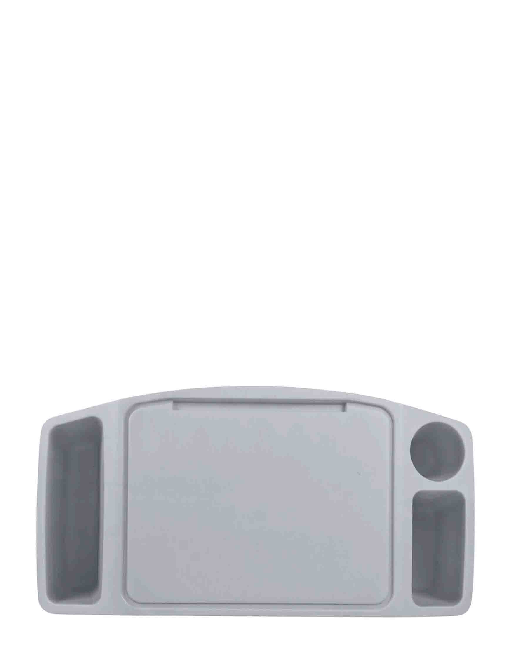 Portable Multi Purpose Tray & Drink Holder - Grey