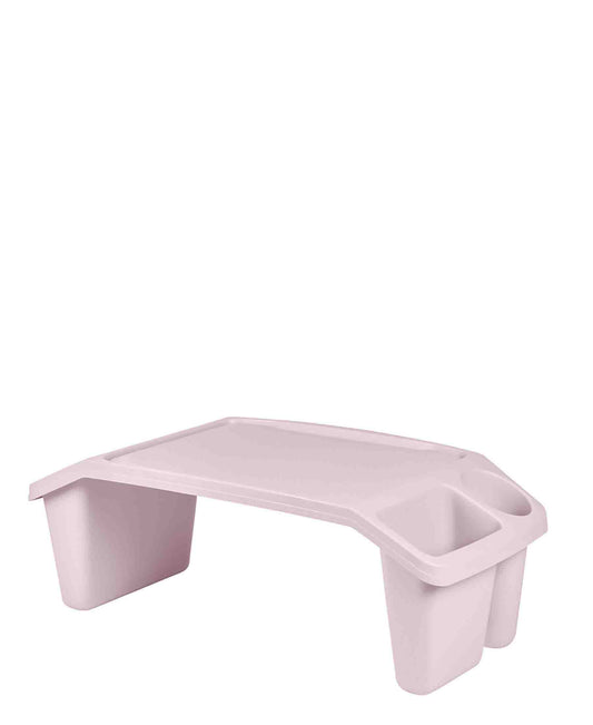Portable Multi Purpose Tray & Drink Holder - Pink