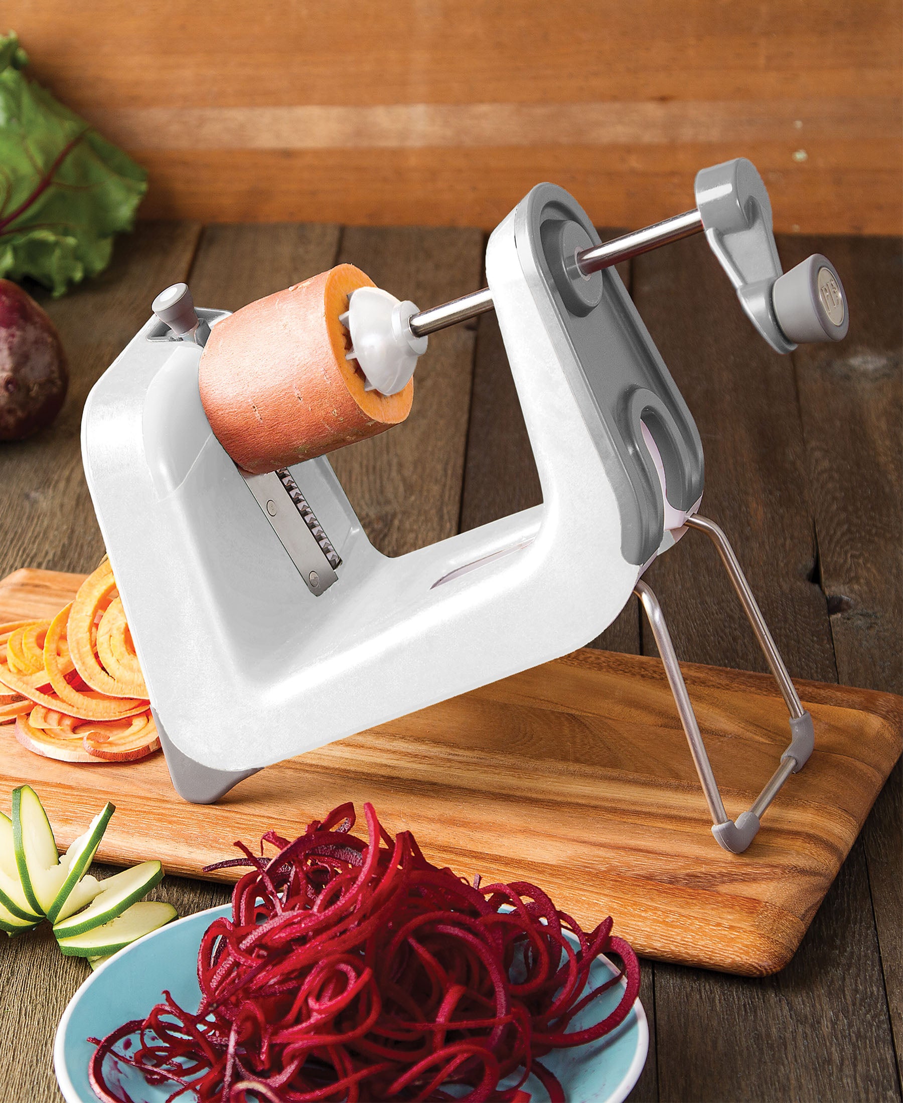 Progressive Mandoline Spiralizer Grey The Culinarium
