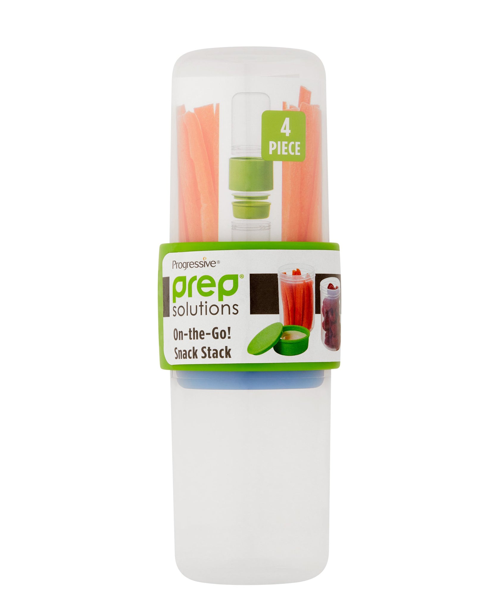 Progressive Prep Solutions On-the-Go! Snack Stack - Clear