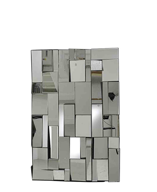 Urban Decor Wall Mirror Block - Black
