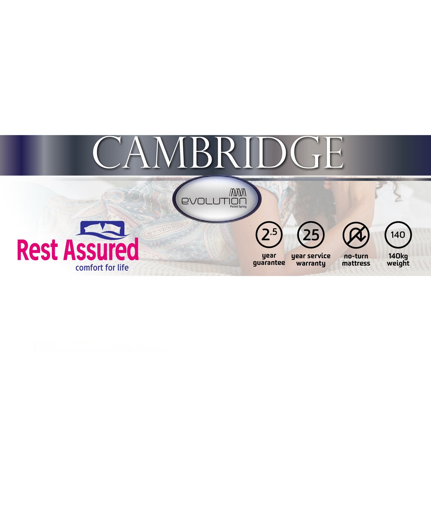 Rest Assured Cambridge Bed Single