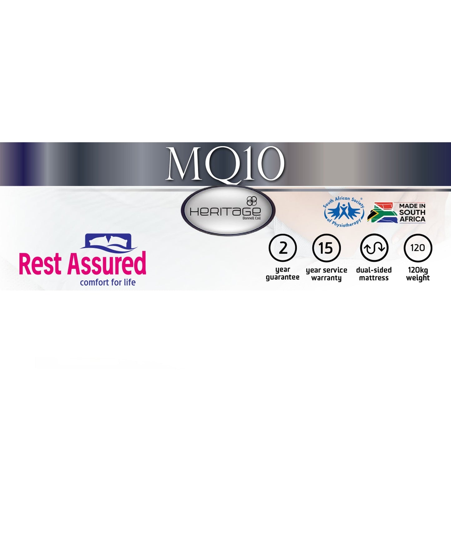 Rest Assured MQ10 Bed Single