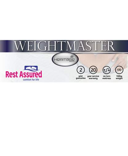 Rest Assured Weightmaster Bed Single
