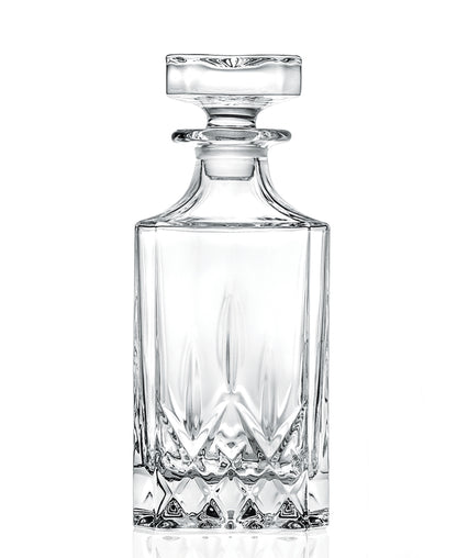 RCR Opera Whisky Glasses Set of 6 And Decanter - Clear