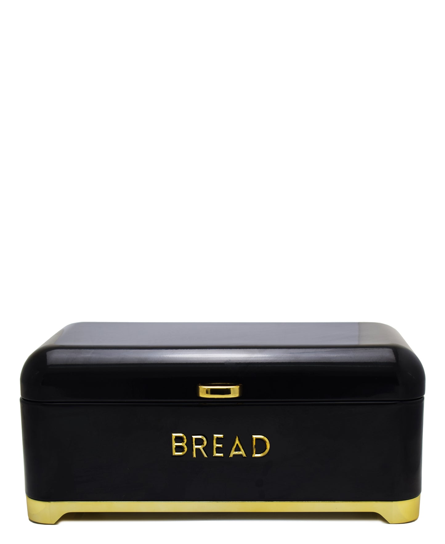 Retro Bread Bin - Black & Gold