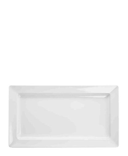 Kitchen Life Rectangular Serving Platter - White