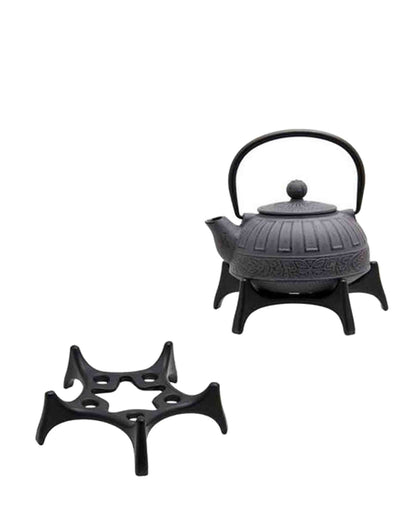 Regent Reversable Chinese Teapot Stand - Black