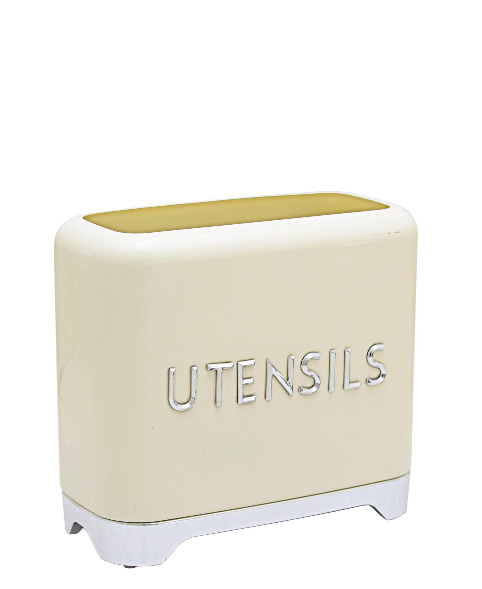 Retro Utensils Tin - Cream