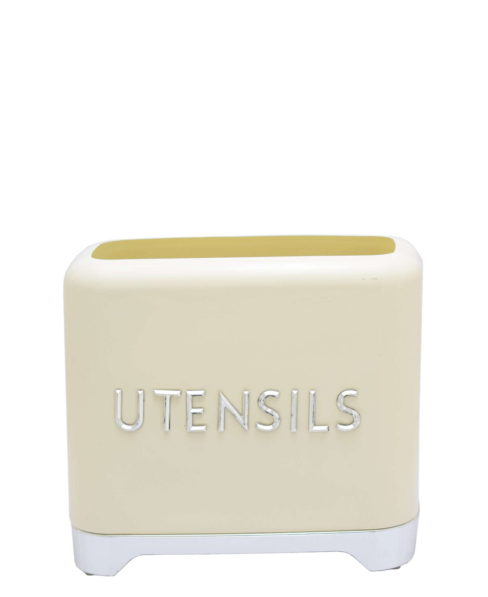 Retro Utensils Tin - Cream